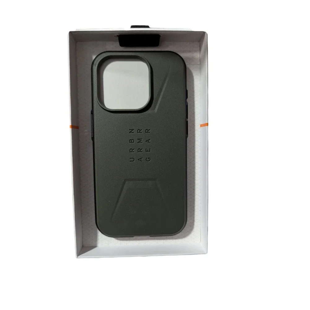 B7. UAG Civilian Series Hard shell Case W/Magsafe For iPhone 15 Pro - Olive Drab